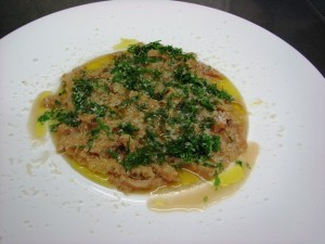 ハチノスのシャルトリューズ煮込み