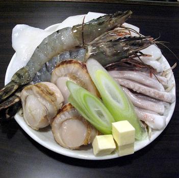 新鮮な魚介の数々