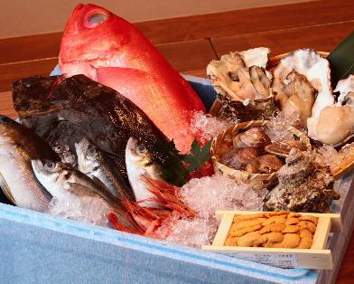 鮮魚は毎日築地から直送!!絶対の自信有!