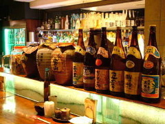 希少な日本酒、焼酎も取り扱い