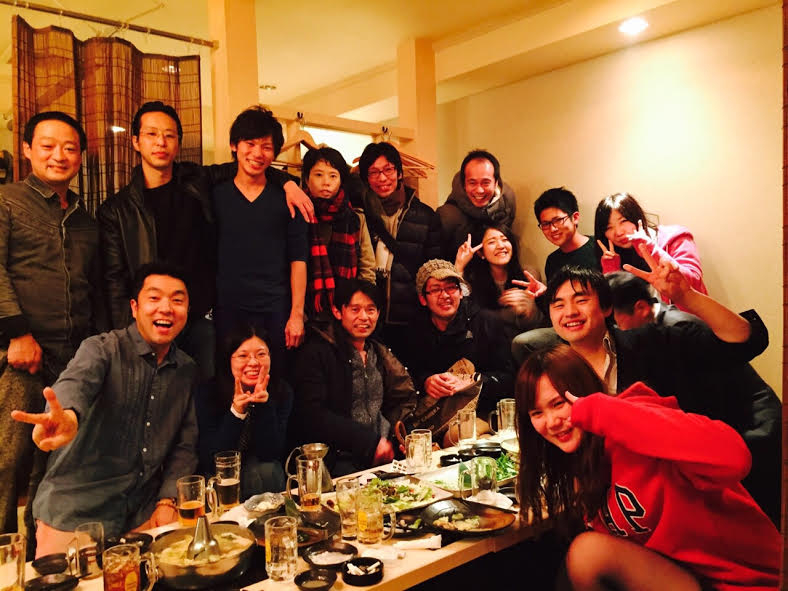 忘年会。盛り上がりました!