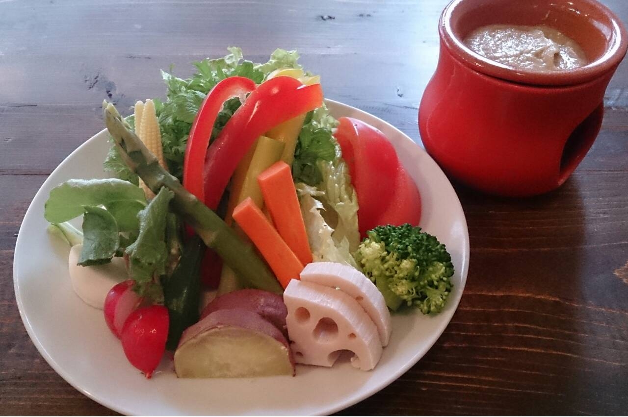 季節野菜のバーニャカウダ♪