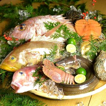 魚は毎日長浜漁港から仕入れます