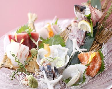 産直の鮮度抜群のお刺身