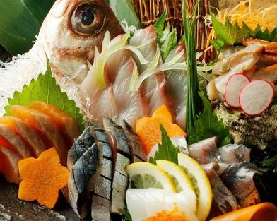 北陸の魚港から直送の新鮮な魚介を提供