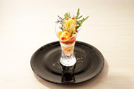 スペシャリテの野菜パフェ
