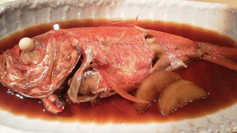 特大キンメの姿煮!お客様も大喜び