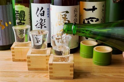 日本酒にこだわります。