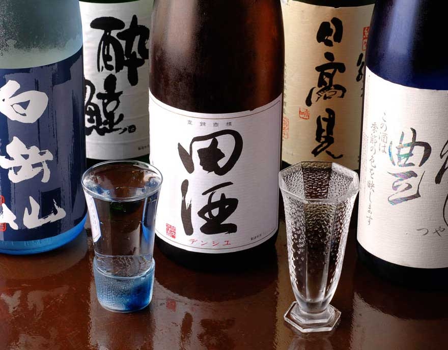 お勧めの日本酒も充実!