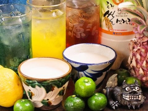 泡盛の種類も豊富!!