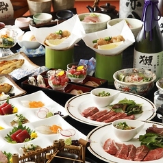 季節により変わるコース料理
