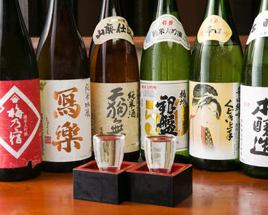 日本酒や焼酎の種類も豊富です!