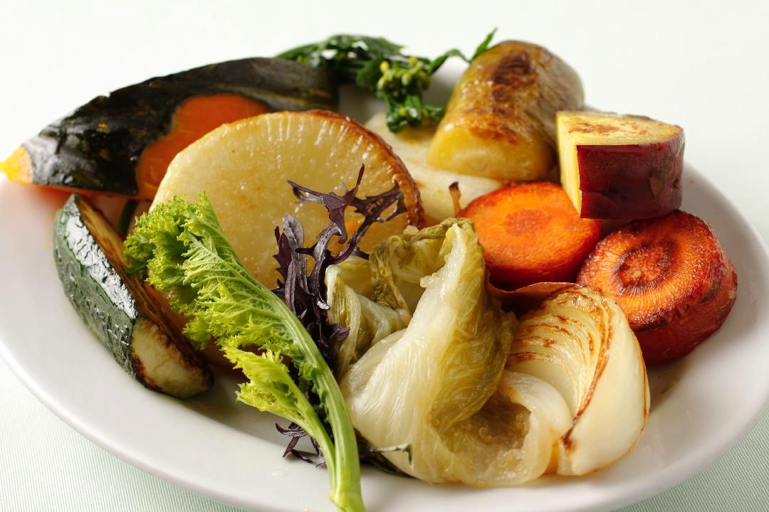 契約農家から有機野菜料理