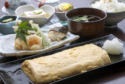 TVでも紹介された大人気の出し巻定食