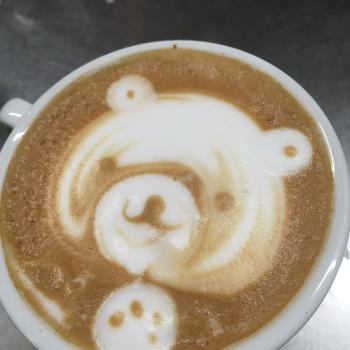 ラテアートも覚えられます!