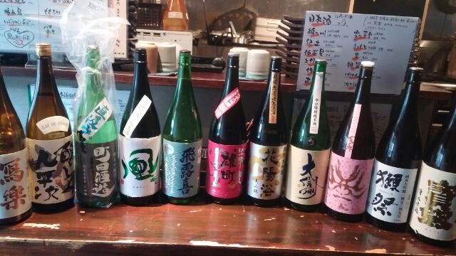 日本酒はスタッフ自ら仕入れてます!