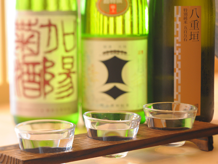 店主の実家は酒屋なのでお酒も豊富