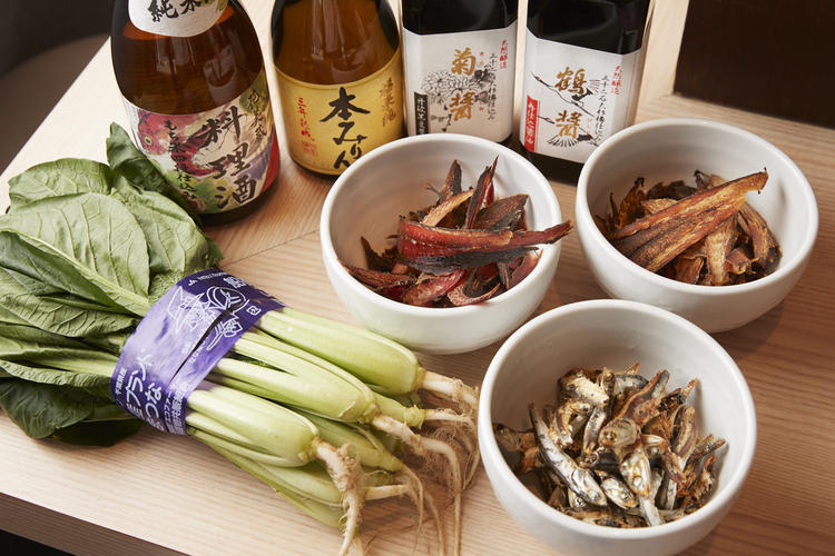 国産の厳選した食材や調味料