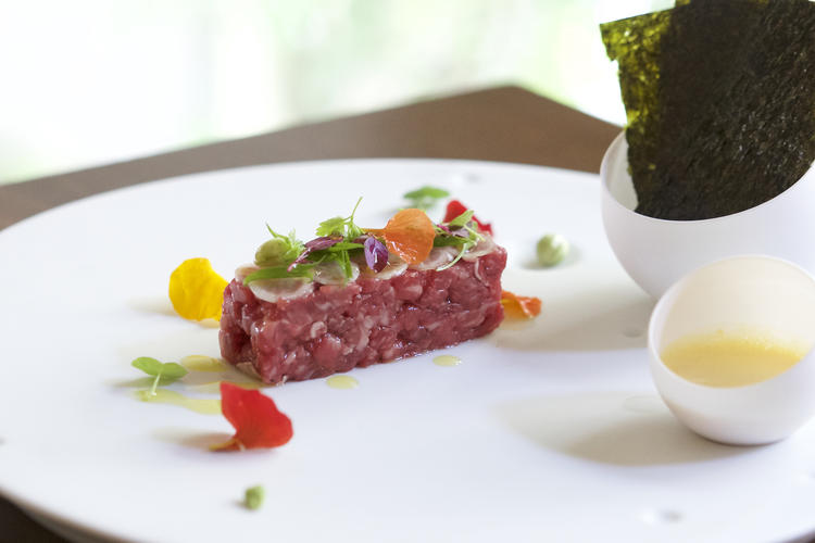 佐賀牛昆布締めのタルタル