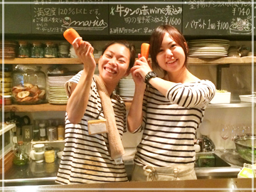 女性スタッフも元気に活躍中☆
