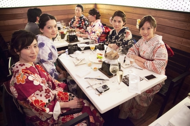 着物で女子会!のお客さまも♪