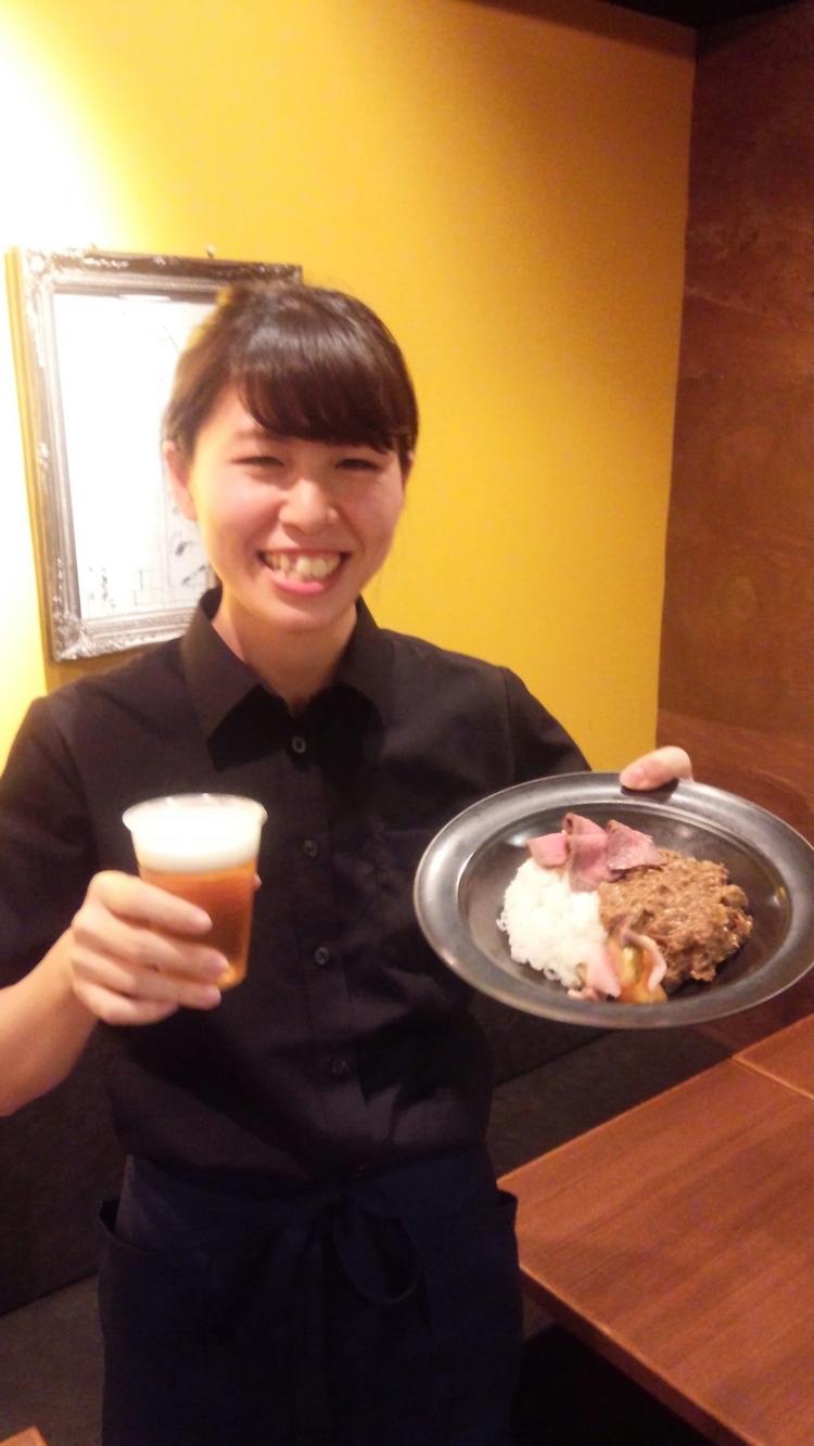 美味しい賄いのひと時?おやビール!?