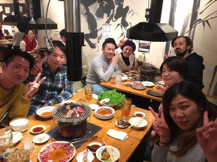 月1のミーティング兼食事会 焼肉