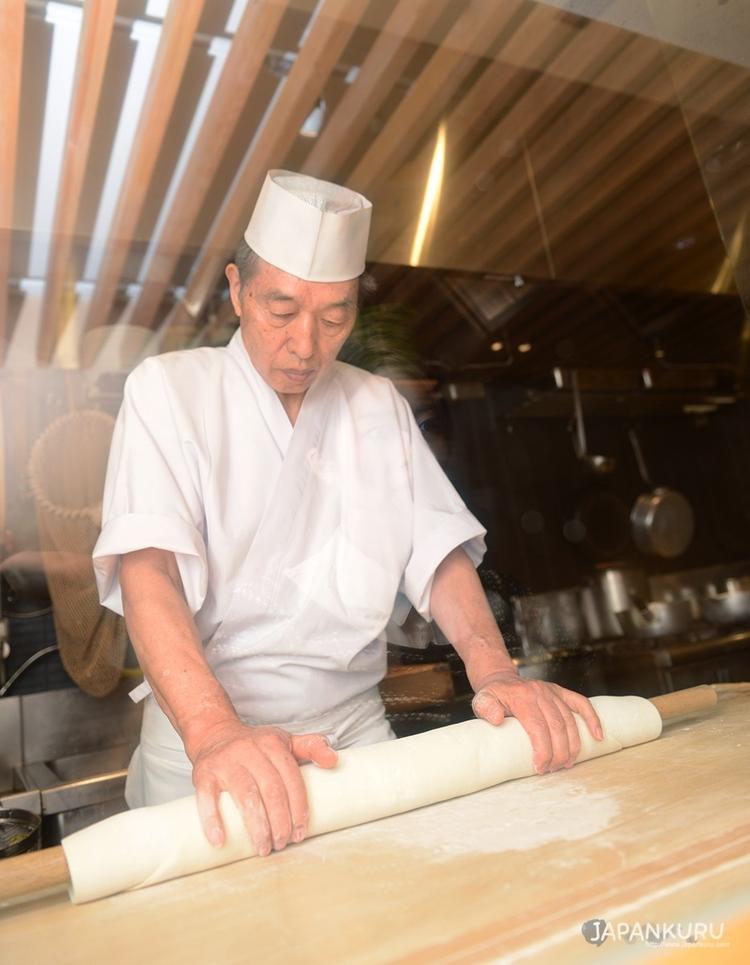 高級出汁 手打うどん 銀座三越 長徳