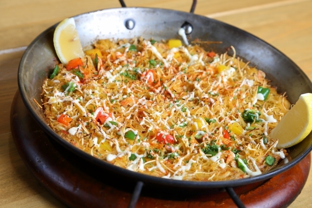 パスタのパエリア