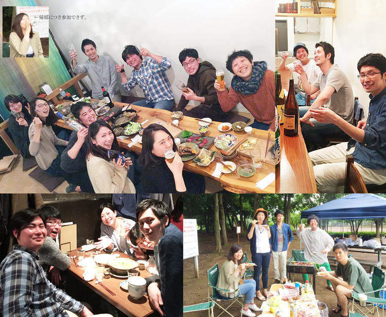 BBQや食事会など、スタッフ交流会有り!