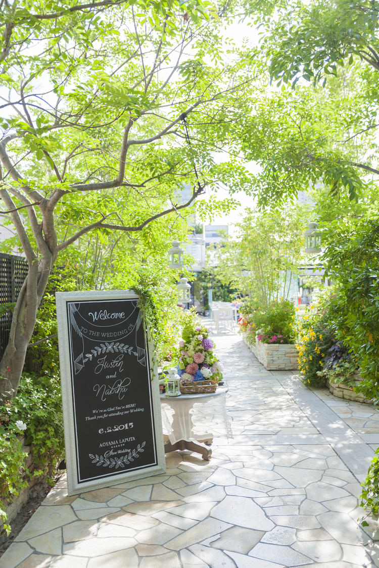 屋上に上がると・・・さわやかな緑が☆