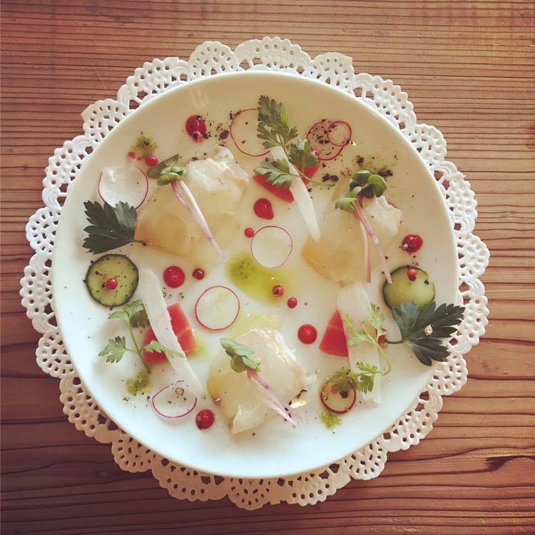 鯛のカルパッチョ