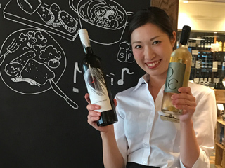 ワインショップ併設のレストラン