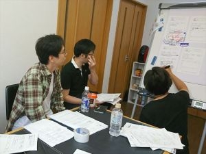 現場のスタッフさんの月例会議です