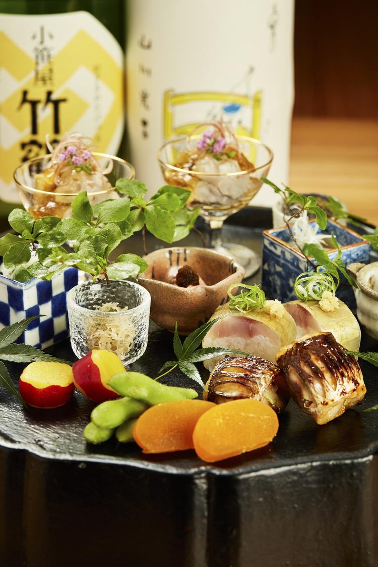 コース料理のひと品(八寸)