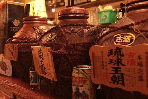 泡盛と沖縄料理、バツグンです♪