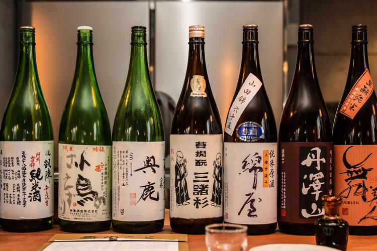 こだわりの地酒。
