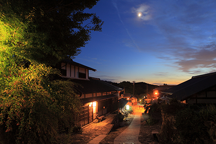 恵那峡 山菜園