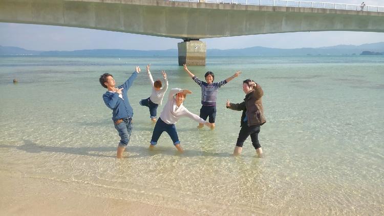 2017年は沖縄に社員旅行に行きました
