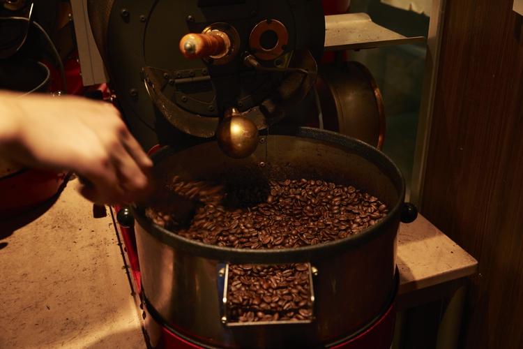 コーヒーは全て自家焙煎