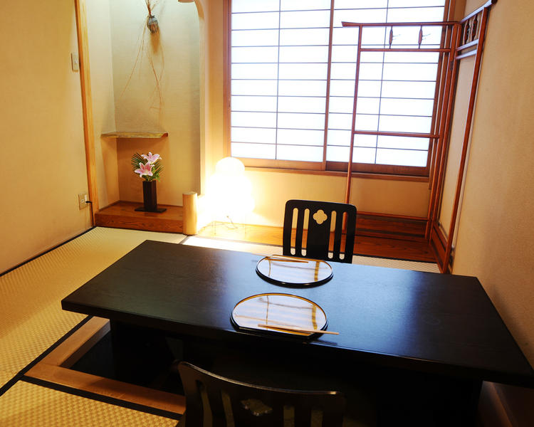 客席は全てお部屋の支度になります