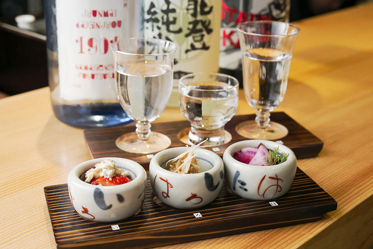 極上の能登の肴と北陸のお酒のペアリング