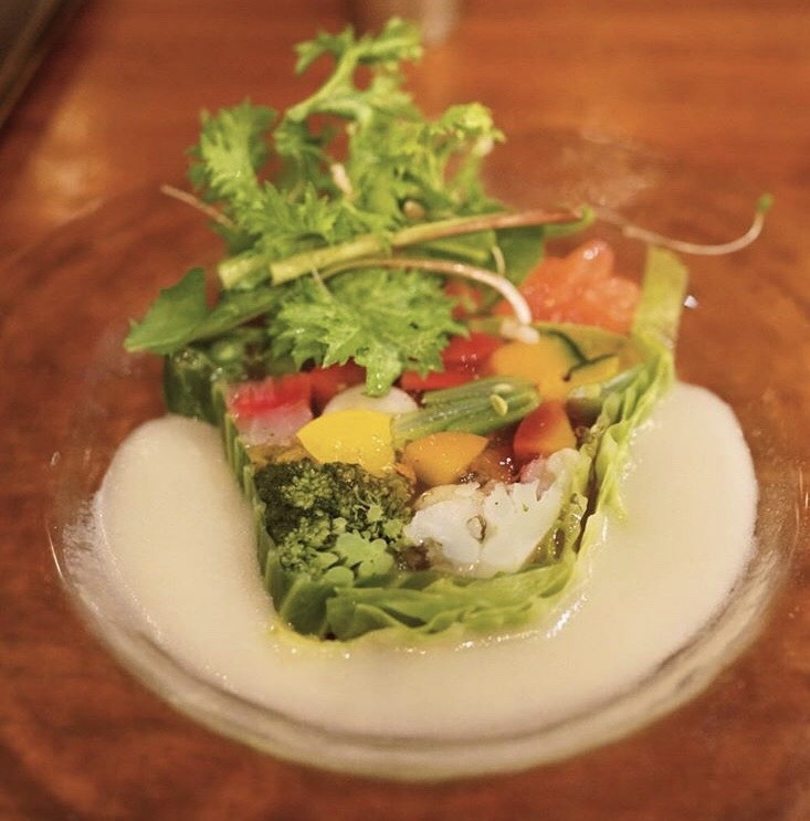 看板メニューの「お野菜のテリーヌ」