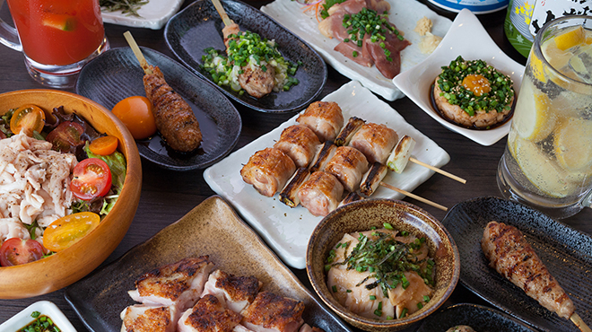 素材にこだわった、鳥料理の数々