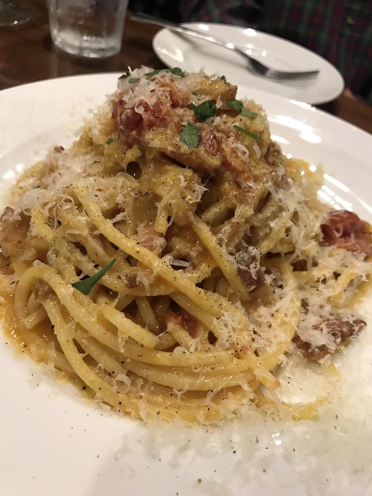 美味しい王道パスタも。