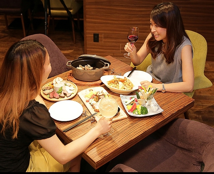 女性のお客様の来店も多いです