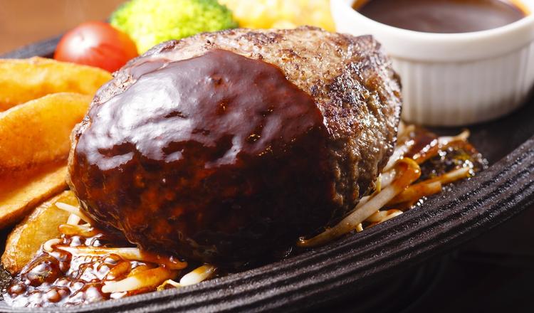 肉汁が溢れ出すハンバーグ