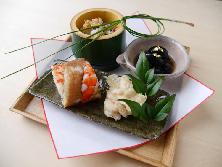 そば会席 前菜