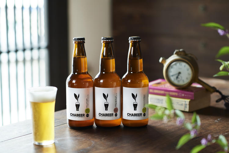 こちらで製造している和束茶ビール3種