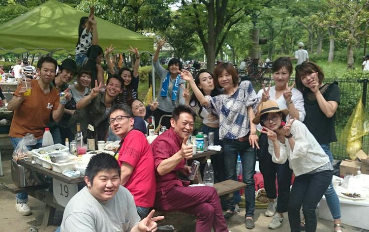 休みの日はみんなでBBQ↑↑